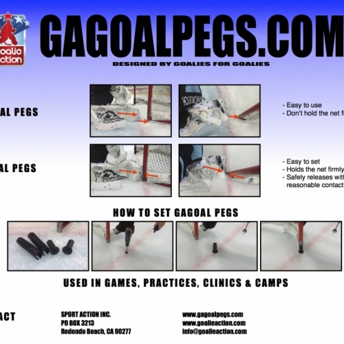 GAGOALPEGS - 2 Set's - North America - metal